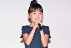 新井美羽、連続テレビ小説『わろてんか』完成披露試写会に出席