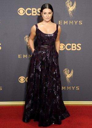 リー・ミシェル、第69回エミー賞レッドカーペットにて