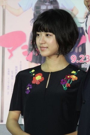 黒島結菜、土曜時代ドラマ『アシガール』試写会に登場