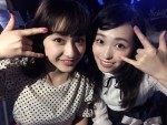 『Rakuten GirlsAward 2017 AUTUMN／WINTER』にて 福原遥と平祐奈 ※「福原遥」オフィシャルブログ