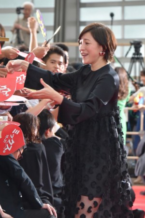 広末涼子、『ミックス。』完成記念イベント（レッドカーペット）に登場