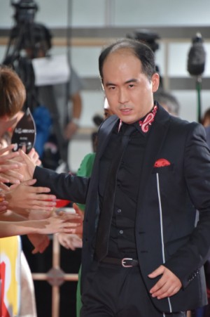 斎藤司（トレンディエンジェル）、『ミックス。』完成記念イベント（レッドカーペット）に登場