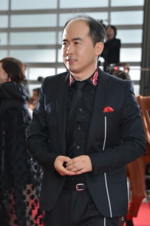 斎藤司（トレンディエンジェル）、『ミックス。』完成記念イベント（レッドカーペット）に登場