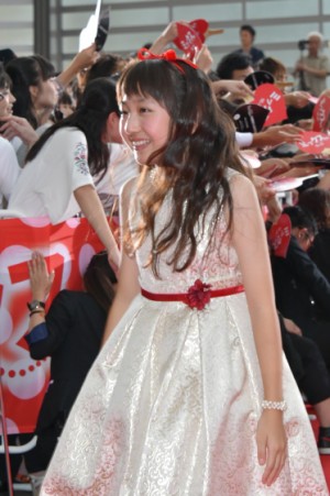 谷花音、『ミックス。』完成記念イベント（レッドカーペット）に登場