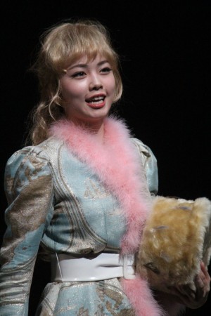 舞台『オーランドー』公開フォトコール＆囲み取材会に登場した小芝風花