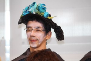 舞台『オーランドー』公開フォトコール＆囲み取材会に登場した野間口徹