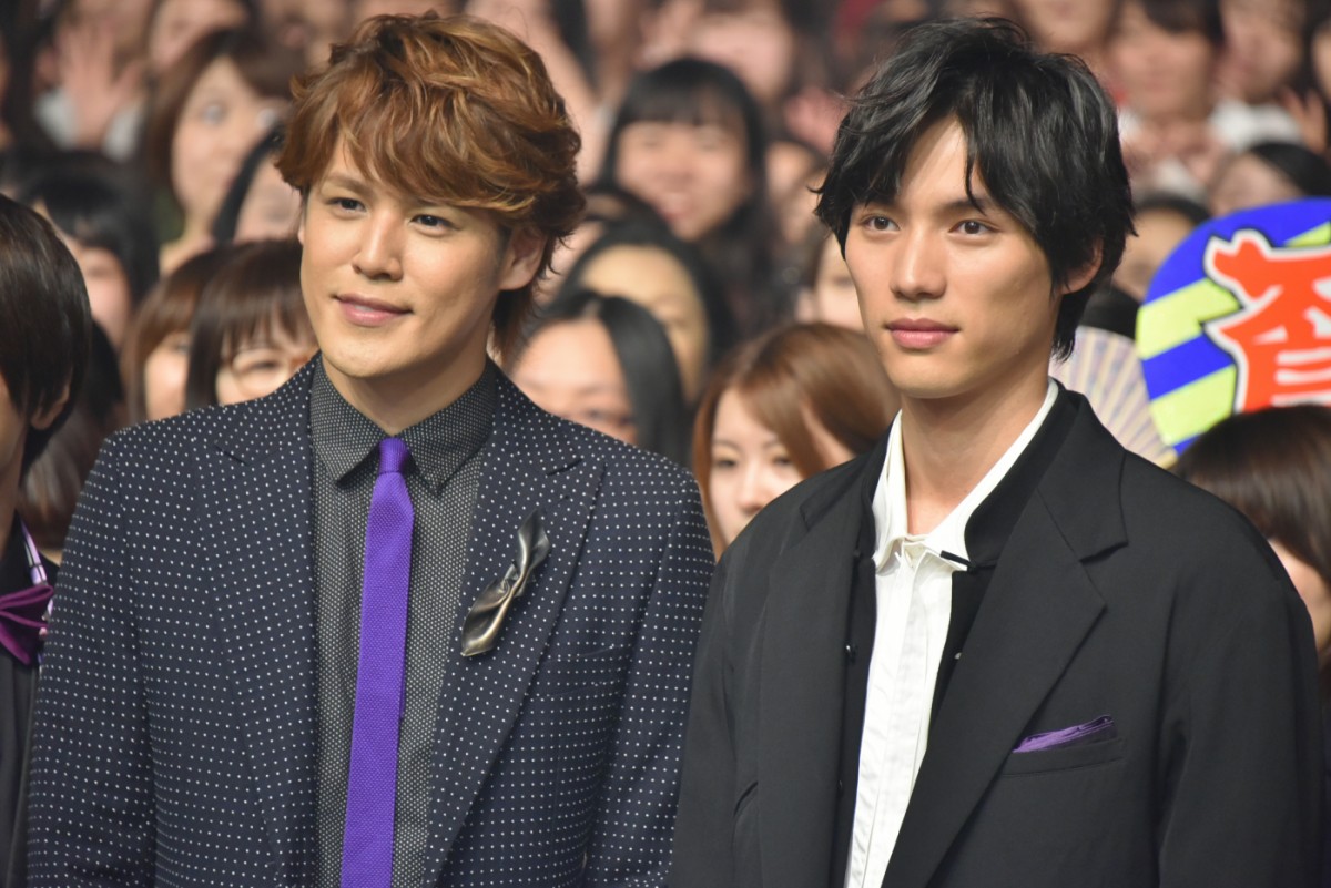 宮野真守&福士蒼汰、劇団☆新感線『髑髏城の七人』Season月 制作発表記者会見に出席