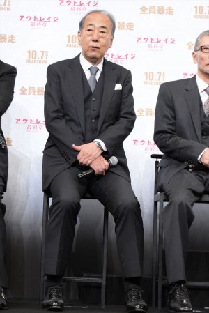 岸部一徳、『アウトレイジ 最終章』ジャパンプレミアに登壇