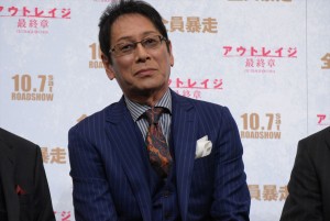 大杉漣、『アウトレイジ 最終章』ジャパンプレミアに登壇