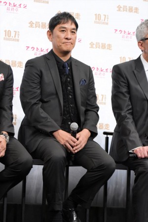 ピエール瀧、『アウトレイジ 最終章』ジャパンプレミアに登壇