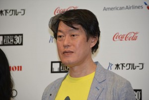 「第30回東京国際映画祭ラインナップ発表会見」に登壇した原恵一監督