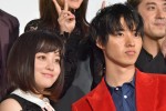 橋本環奈、山崎賢人、『斉木楠雄のΨ難』完成披露試写会舞台挨拶に登壇