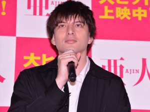 映画『亜人』初日舞台挨拶に出席した城田優