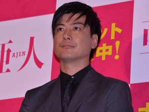 映画『亜人』初日舞台挨拶に出席した玉山鉄二