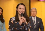 NHK大河ドラマ『西郷どん』新キャスト発表会見に登壇したミムラ