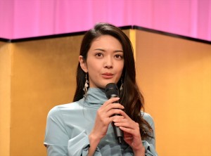 NHK大河ドラマ『西郷どん』新キャスト発表会見に登壇した田中道子
