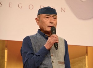 NHK大河ドラマ『西郷どん』新キャスト発表会見に登壇した伊武雅刀
