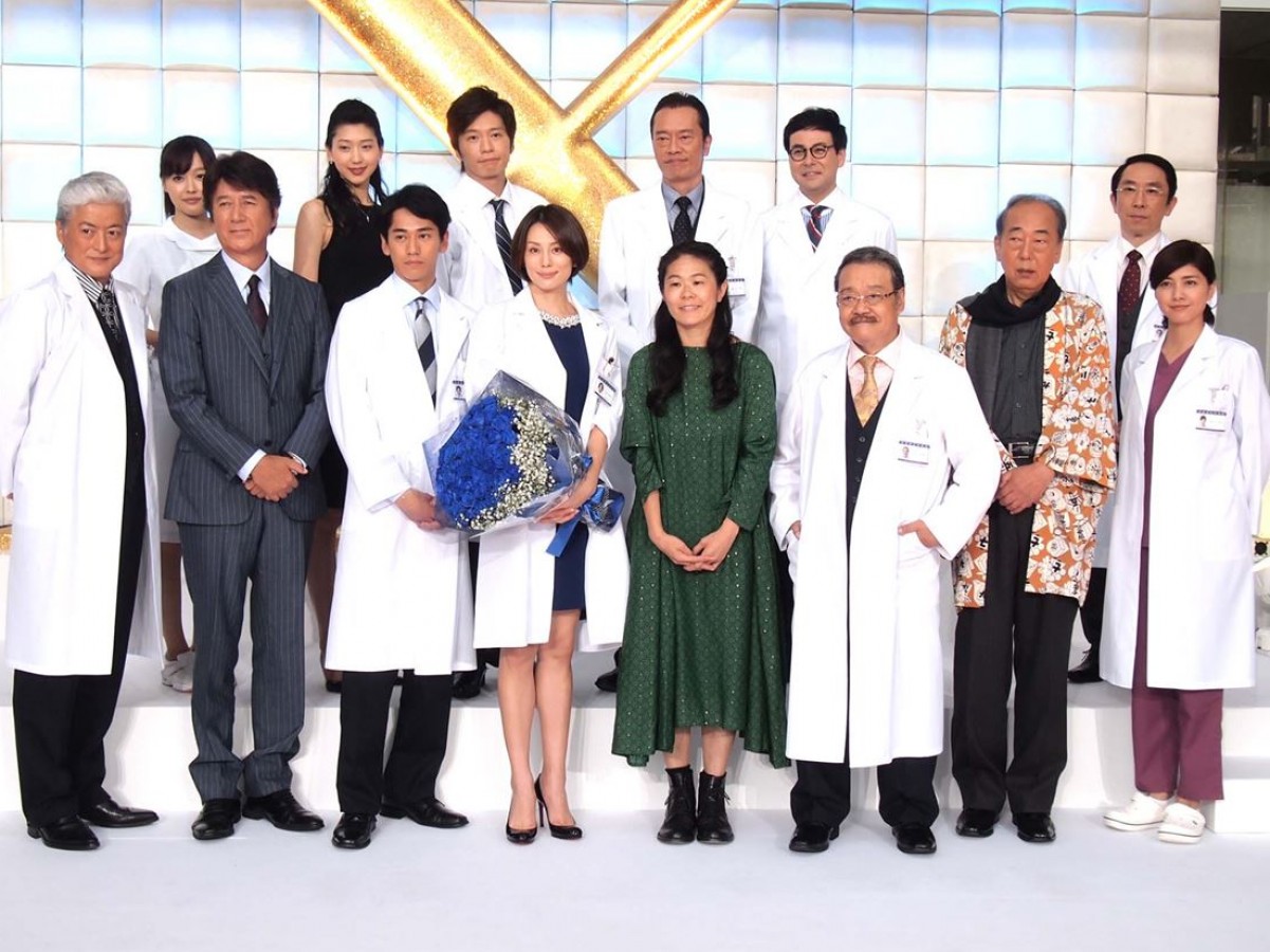 昨年度民放ドラマ平均視聴率1位『ドクターX ～外科医・大門未知子～』（第5シリーズ制作会見の模様）