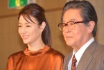 『先に生まれただけの僕』記者会見に登場した井川遥と風間杜夫