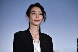 稲森いずみ、木曜劇場『刑事ゆがみ』完成披露試写会に登壇