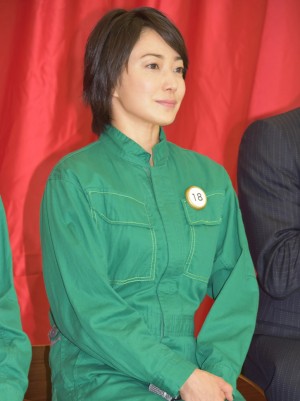 ドラマ『監獄のお姫さま』記者取材会に出席した菅野美穂