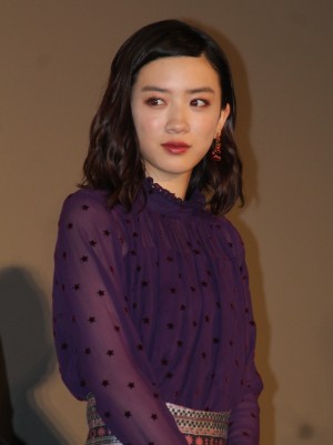 映画『ミックス。』初日舞台挨拶に出席した永野芽郁