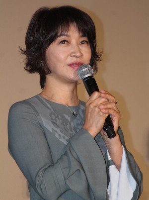 映画『ミックス。』初日舞台挨拶に出席した田中美佐子