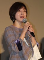 映画『ミックス。』初日舞台挨拶に出席した広末涼子