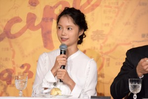 宮崎あおい、『ラストレシピ～麒麟の舌の記憶～』幻のレシピ再現披露会に登場