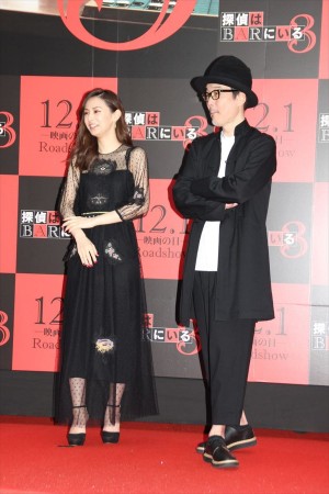 北川景子＆リリー・フランキー、『探偵はBARにいる3』ジャパンプレミアに登壇