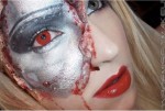 メイクアップアーティスト・ジョディが紹介するハロウィンメイク　※海外メディアMirrorOnline（Image： Monroe Misfit Makeup）