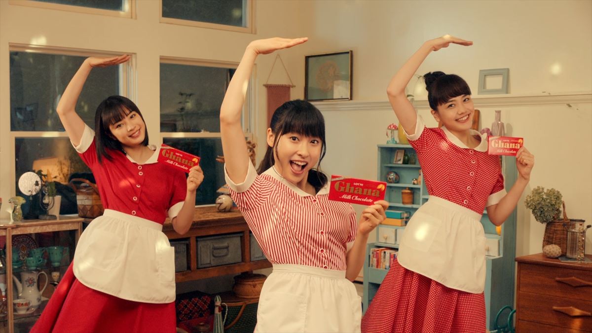 土屋太鳳はキレキレ、広瀬すず＆松井愛莉は苦戦!? 高難度ダンスに挑戦の新CM公開