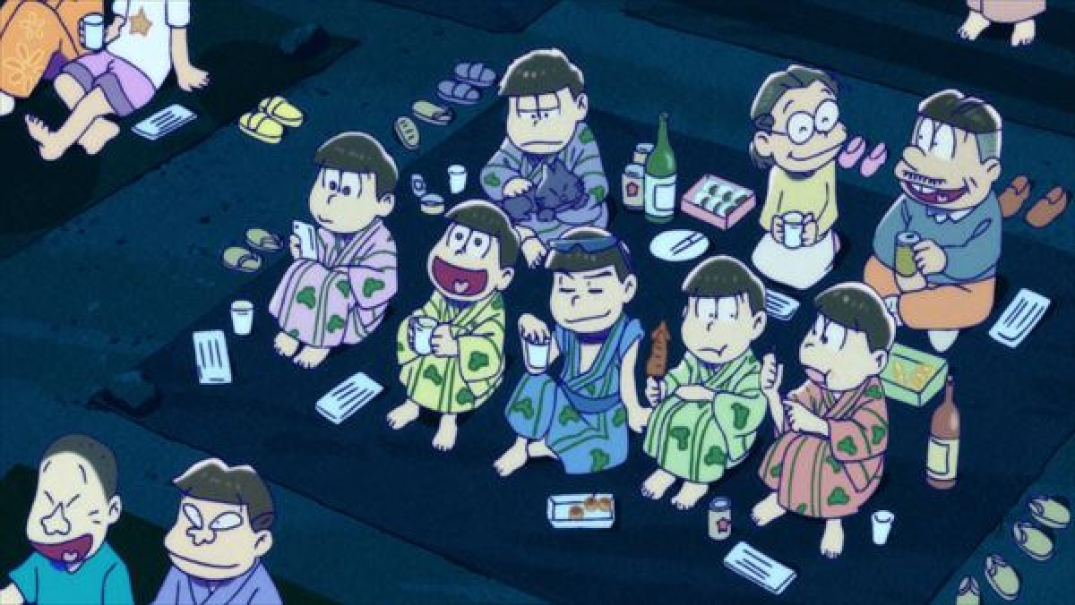 『おそ松さん』第5話、場面写真解禁！ 海パン姿の6つ子たちの“夏”は…？