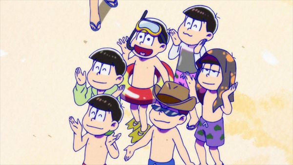 おそ松さん 第5話 場面写真解禁 海パン姿の6つ子たちの 夏 は 17年10月30日 アニメ ニュース クランクイン