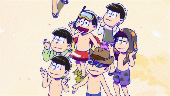 おそ松さん 第5話 場面写真解禁 海パン姿の6つ子たちの 夏 は 17年10月30日 アニメ コミック ニュース クランクイン