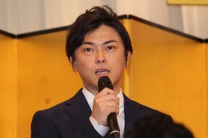 勝地涼、2019年大河ドラマ『いだてん～東京オリムピック噺～』出演者発表会見に登場