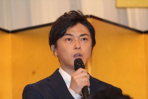 勝地涼、2019年大河ドラマ『いだてん～東京オリムピック噺～』出演者発表会見に登場