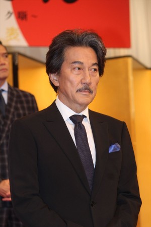 役所広司、2019年大河ドラマ『いだてん～東京オリムピック噺～』出演者発表会見に登場