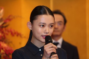 杉咲花、2019年大河ドラマ『いだてん～東京オリムピック噺～』出演者発表会見に登場