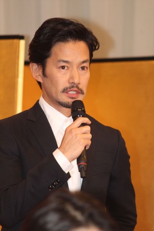 竹野内豊、2019年大河ドラマ『いだてん～東京オリムピック噺～』出演者発表会見に登場