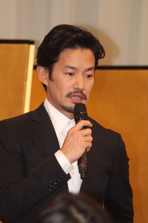 竹野内豊、2019年大河ドラマ『いだてん～東京オリムピック噺～』出演者発表会見に登場