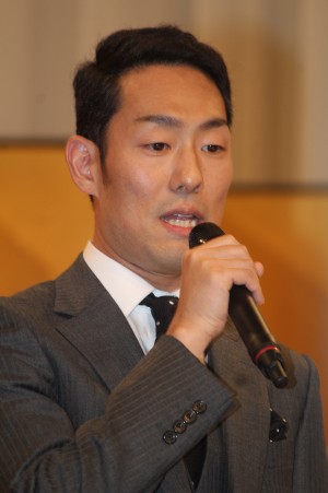 中村勘九郎、2019年大河ドラマ『いだてん～東京オリムピック噺～』出演者発表会見に登場