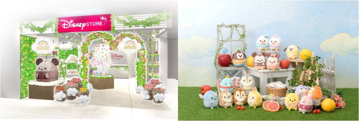 「Disney ufufy」のポップアップストア「雲の上のufufy ガーデン」が渋谷109に期間限定オープン!