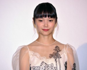 映画『ラストレシピ～麒麟の舌の記憶～』初日舞台挨拶に出席した宮崎あおい