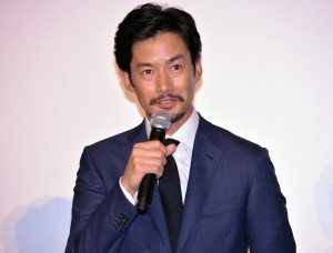 映画『ラストレシピ～麒麟の舌の記憶～』初日舞台挨拶に出席した竹野内豊