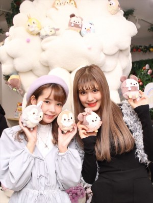 「Disney ufufy」の期間限定ポップアップストアに人気モデルの紗蘭＆mimが来店