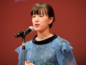 「第30回東京国際映画祭」で「東京ジェムストーン賞」に選ばれた石橋静河