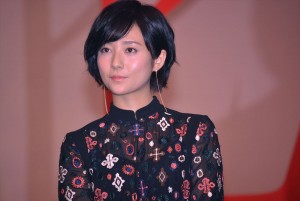 木村文乃、映画『火花』完成披露試写会に登壇