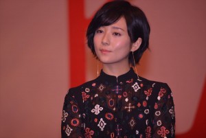 木村文乃、映画『火花』完成披露試写会に登壇