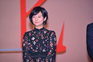 木村文乃、映画『火花』完成披露試写会に登壇